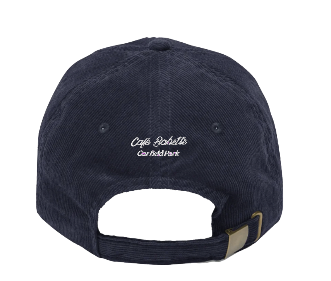 Corduroy Embroidery Saturday Pastry Club Hat