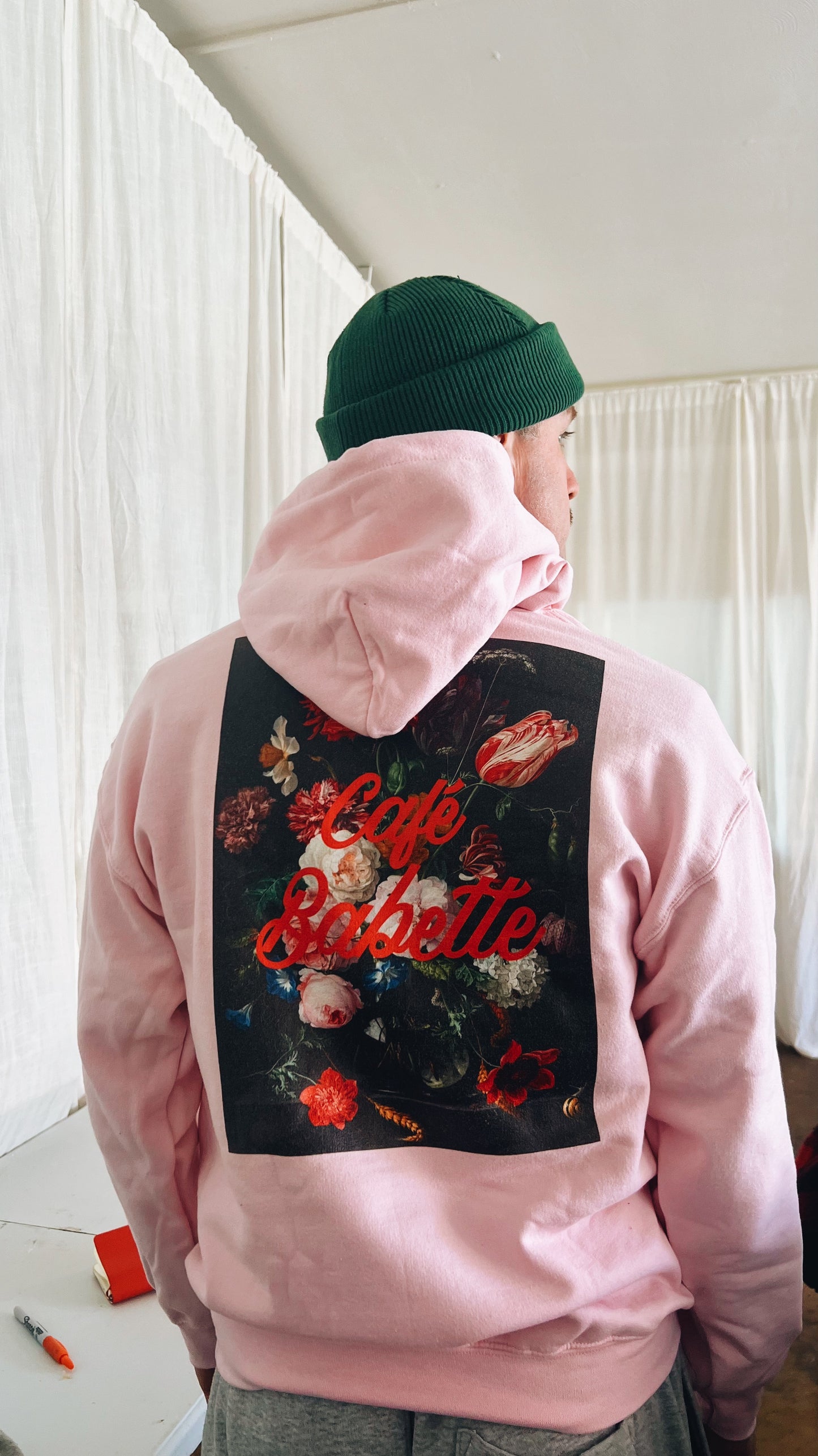 Flower Graphic Logo Hoodie