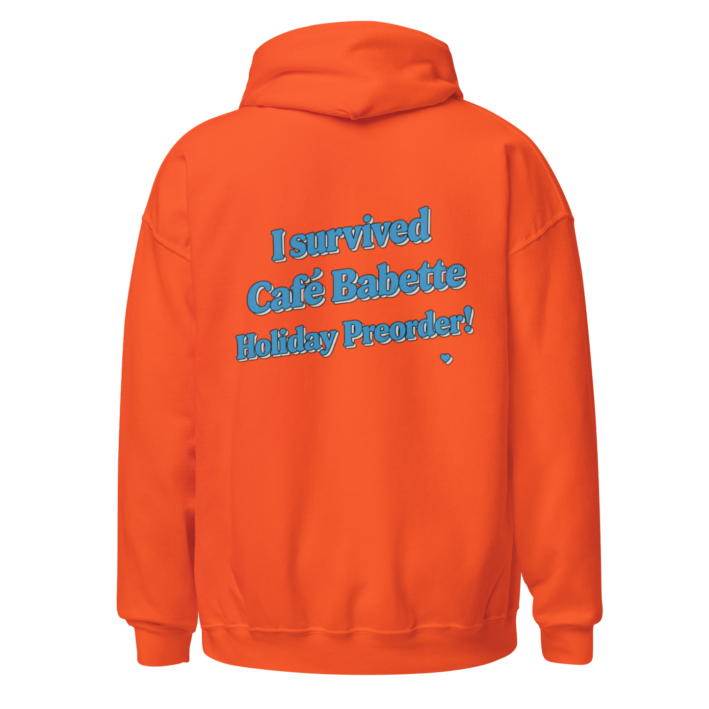 I survived Cafe Babette Holiday Preorder Red Hoodie