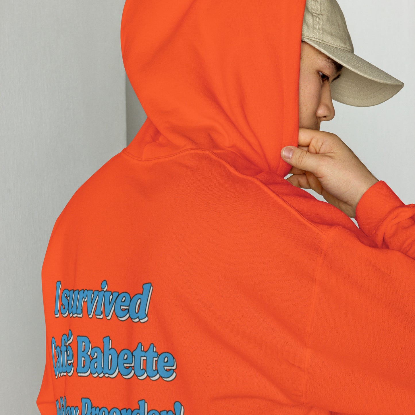 I survived Cafe Babette Holiday Preorder Red Hoodie